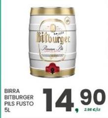 Bitburger - Birra  Pils Fusto
