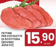 Fettine Per Cotolette Di Scottona (Bovino Adulto)