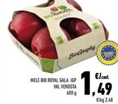 Val venosta - Mele Bio Royal Gala IGP