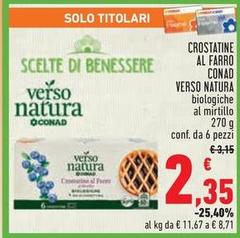 Benessere - Crostatine Al Farro Verso Natura