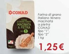 Conad - Farina Di Grano Italiano Tenero Macinata A Pietra