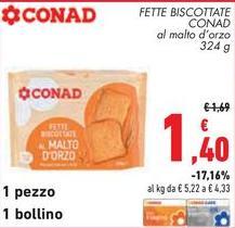 Conad - Fette Biscottate