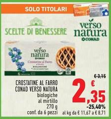 Benessere - Crostatine Al Farro Verso Natura