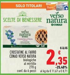Benessere - Crostatine Al Farro Verso Natura