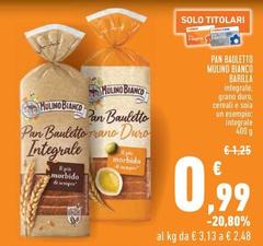 Barilla - Pan Bauletto Mulino Bianco