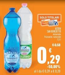 San Benedetto - Acqua