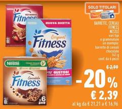 Nestlè - Barrette, Cereali Fitness