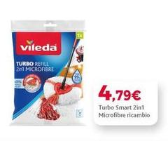 Vileda - Turbo Smart 2in 1 Microfibre Ricambio