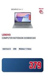 Lenovo - Computer Notebook 82XB00C6IX