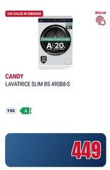 Candy - Lavatrice Slim BS 49SB8-S