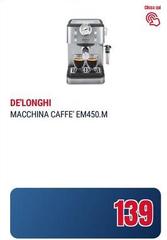 Delonghi - Macchina Caffe' EM450.M