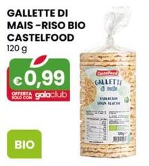 Castelfood  - Gallette Di Mais-Riso Bio 120 G