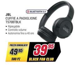 Jbl - Cuffie A Padiglione T570BTBLK
