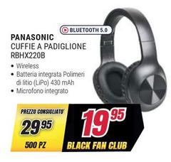 Panasonic - Cuffie A Padiglione Rbhx220b