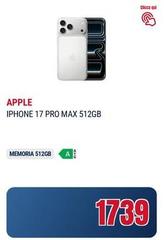 Apple - Iphone 17 Pro Max 512gb