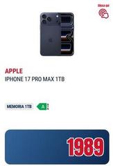 Apple - Iphone 17 Pro Max 1tb