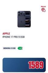 Apple - Iphone 17 Pro 512gb