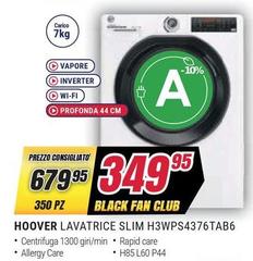 Hoover - Lavatrice Slim H3WPS4376TAB6