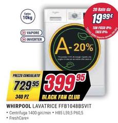 Whirlpool - Lavatrice Ffb1048bsvit