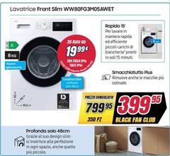 Samsung - Lavatrice Front Slim WW80FGM05AWET
