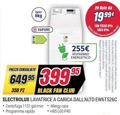 Electrolux - Lavatrice A Carica EW6T526C