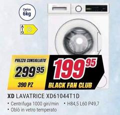 Lavatrice XD61044THD