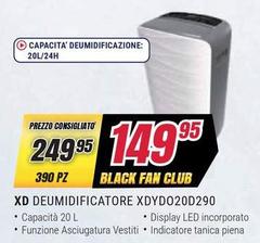 Xd Deumidificatore Xdyd020d290