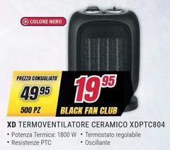 Termoventilatore Ceramico XDPTC804