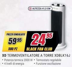Energia - Termoventilatore A Torre XDBLK16J