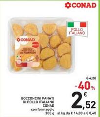 Conad - Bocconcini Panati Di Pollo Italiano