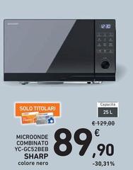 Sharp - Microonde Combinato Yc-gc52beb