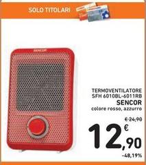 Sencor - Termoventilatore Sfh 6010BL-6011RB