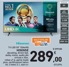 Hisense - Tv Led 55
