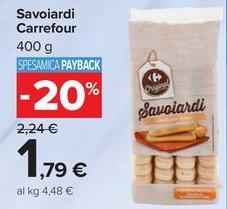 Carrefour - Savoiardi