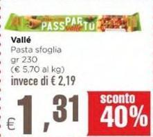 Vallè - Pasta Sfoglia
