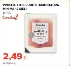 Consilia - Prosciutto Crudo Stagionatura Minima 12 Mesi