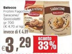 Balocco - Frollini Fagottini/Saracene/Gocciolotti