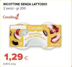 Consilia - Ricottine Senza Lattosio