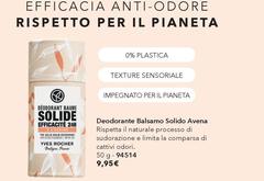 Yves Rocher - Deodorante Balsamo Solido Avena
