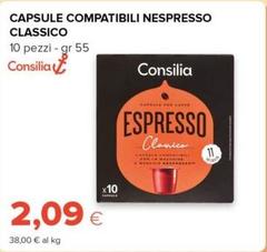 Consilia - Capsule Compatibili Nespresso Classico