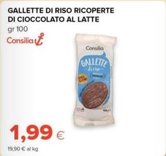 Consilia - Gallette Di Riso Ricoperte Di Cioccolato Al Latte