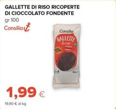 Consilia - Gallette Di Riso Ricoperte Di Cioccolato Fondente