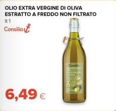 Consilia - Olio Extra Vergine Di Oliva Extratto A Freddo Non Filtrato