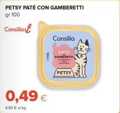 Consilia - Petsy Pate Con Gamberetti