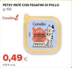 Consilia - Petsy Pate Con Fegatini Di Pollo