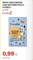Consilia - Petsy Croccantini Con Tacchino Pollo E Piselli
