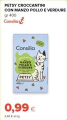 Consilia - Petsy Croccantini Con Manzo Pollo E Verdure