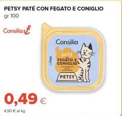 Consilia - Petsy Pate Con Fegato E Coniglio