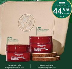 Yves Rocher - Crema Anti-rughe Rimpolpante Giorno/Crema Anti-rughe Effetto Lifting Notte 