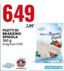 Ondina - Filetti Di Branzino Spigola
